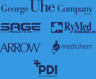 George Uhe Company Inc., Sage Products Inc., RyMed Technologies, Inc., ARROW, Medichem